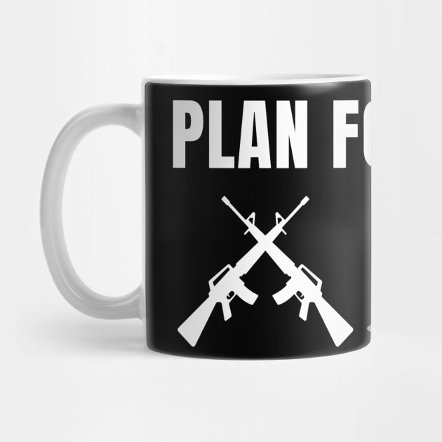 Plan for Today Guns Whiskey Bourbon Doggy Funny Christmas Gift by qwertydesigns